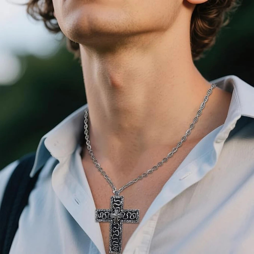 Collier Croix Mystique