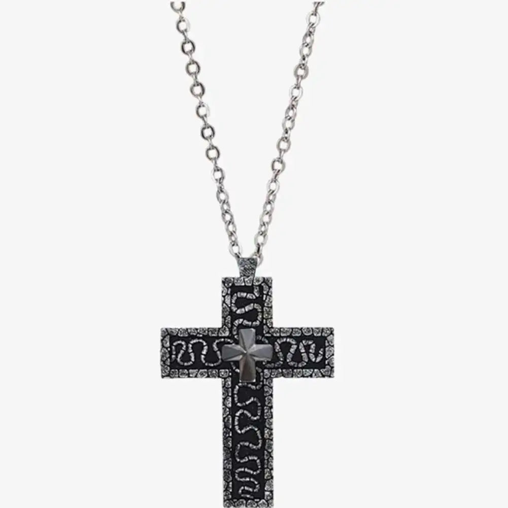 Collier Croix Mystique
