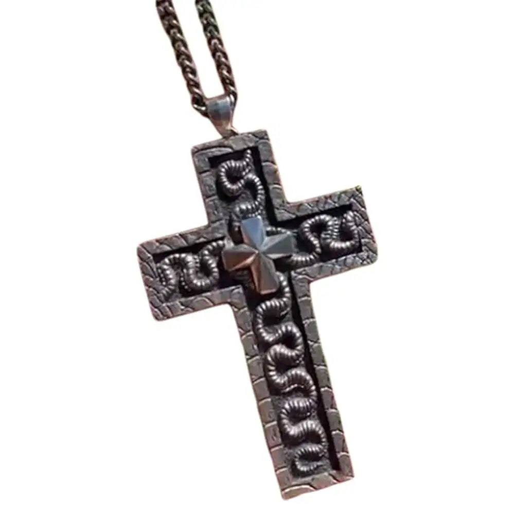 Collier Croix Mystique