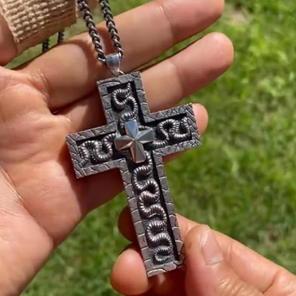Collier Croix Mystique