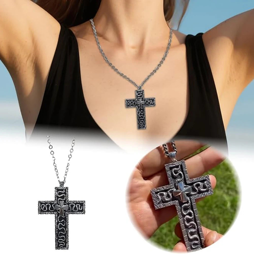 Collier Croix Mystique